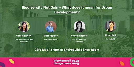 Imagem principal do evento Biodiversity Net Gain – What does it mean for urban development? With Townshend Landscape Architects