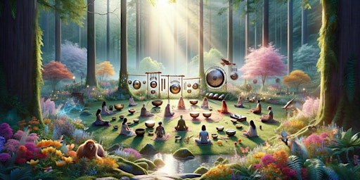 Imagem principal de Immersive Spring Awakening Sound Bath Infused with Reiki