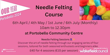 Needle Felting Session