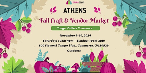 Athens Fall Craft and Vendor Market primary image