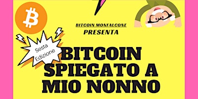 Imagem principal do evento Bitcoin Spiegato a Mio Nonno - Sesta Edizione