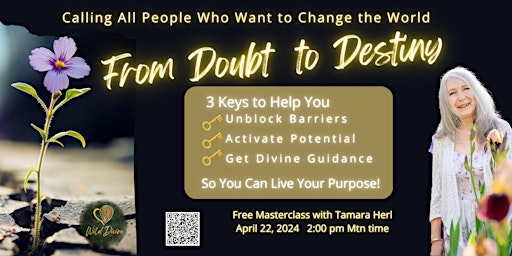 Imagen principal de From Doubt to Destiny: 3 Keys to Help You Live Your Purpose