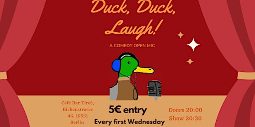 Imagem principal do evento Duck, Duck, Laugh