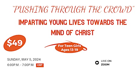 "Pushing Through The Crowd" [Teen Girls Ages 13-19]