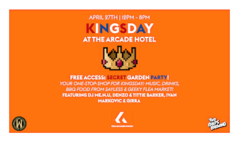 Imagem principal do evento Kingsday: Secret Garden Party