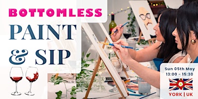 May Bank Holiday Bottomless Sip and Paint | York primary image