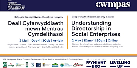 Understanding Directorship in Social Enterprises | Deall rôl Cyfarwyddwr primary image