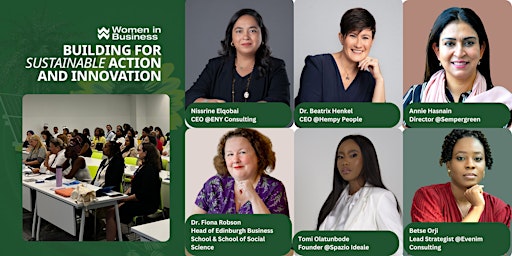 Women In Business: Building For Sustainable Action And Innovation primary image