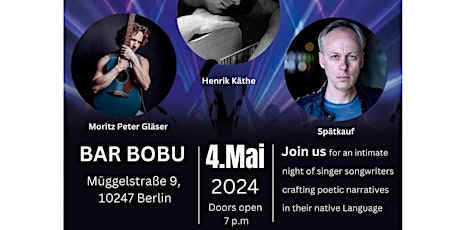 MORITZ PETER GLÄSER - HENRIK KÄTHE - SPÄTKAUF live@BAR BOBU