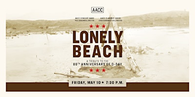 Primaire afbeelding van AACC Concert Band Spring presents Lonely Beach