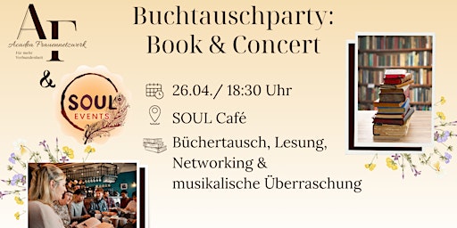 Image principale de Buchtauschparty Book & Concert