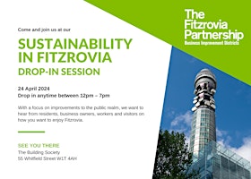 Imagem principal do evento Sustainability in Fitzrovia Drop-in Session