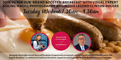 Immagine principale di Brand Booster Breakfast - with Aisling Magill Photography & Clinton Rogers 