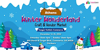 Imagem principal do evento Athens Winter Wonderland Craft and Vendor Market