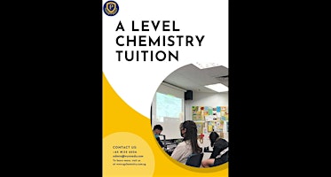 Imagem principal do evento Master Chemistry with A level Chemistry Tuition