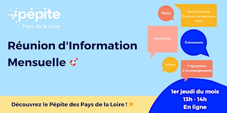 Image principale de Réunion d'information Pépite Pays de la Loire