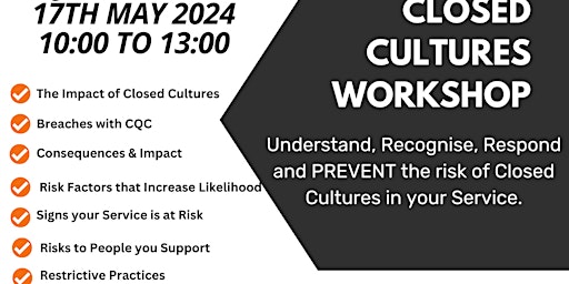 Hauptbild für Closed Cultures Workshop
