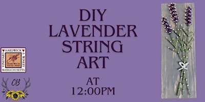 DIY Lavender String Art at 12:00pm primary image
