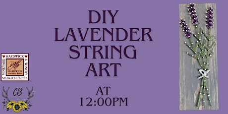 DIY Lavender String Art at 12:00pm