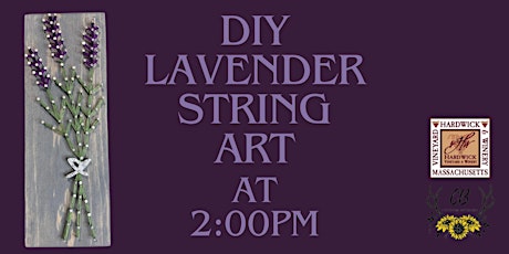 DIY Lavender String Art at 2:00pm