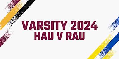 Imagem principal do evento HAU vs RAU - Varsity 2024