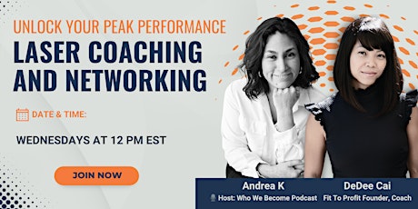 Unlock Your Peak Performance: Laser Coaching and Networking