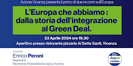 L'Europa che abbiamo: dalla storia dell'integrazione al Green Deal
