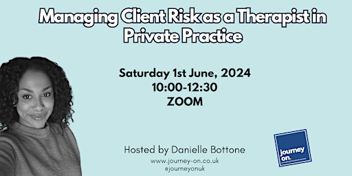 Image principale de Managing Client Risk as a Therapist in Private Practice