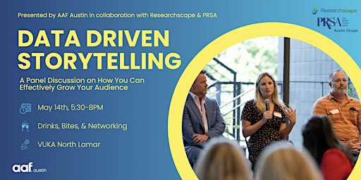 Panel Event: Data Driven Storytelling, How You Can Effectively Grow Your Audience  primärbild
