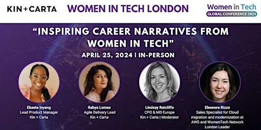 Primaire afbeelding van Women in Tech London 2024