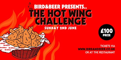 Imagem principal do evento THE BIRD&BEER HOT WING CHALLENGE 2024
