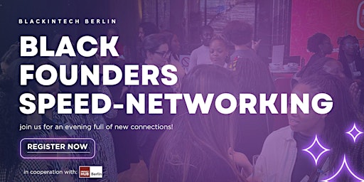 Image principale de Black Founders Speed-Networking
