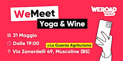Imagem principal do evento WeMeet | Yoga & Wine
