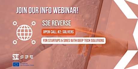 Info Webinar | S3E Reverse: Open Call for Solvers