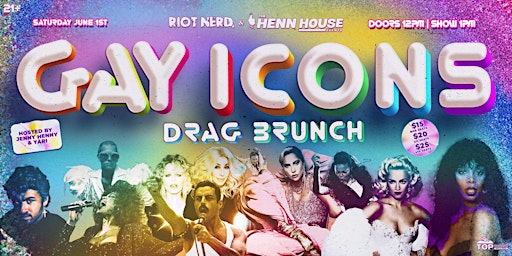 Imagem principal do evento Gay Icons Drag Brunch