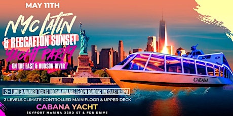 Sat, 5/11 - Latin Cruise Party in NYC | Latin & Reggaeton edition