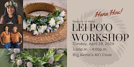 Lei Po'o: Hawaiian Crown Flower Lei