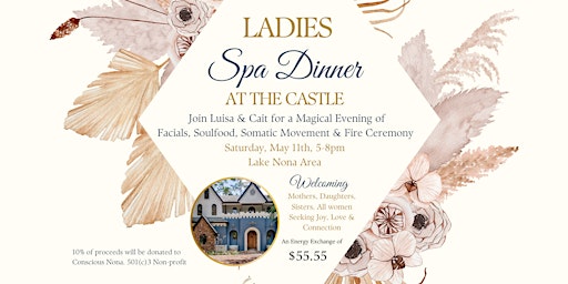 Imagem principal de Ladies Spa Dinner at the Castle