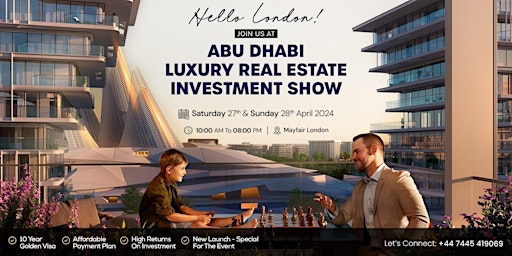 Imagem principal do evento Abu Dhabi Luxury Properties Show!