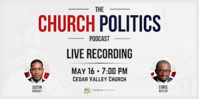 Imagem principal do evento Church Politics Podcast Live Recording