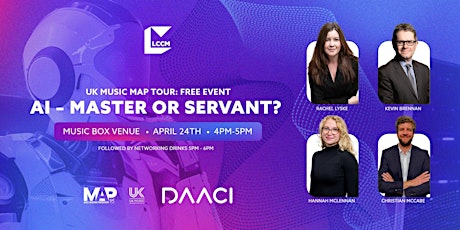 AI - MASTER OR SERVANT: UK MUSIC MAP TOUR PANEL primary image