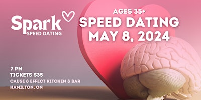 Imagem principal do evento Heart Meet Brain Speed Dating 35+ at Cause & Effect Hamilton