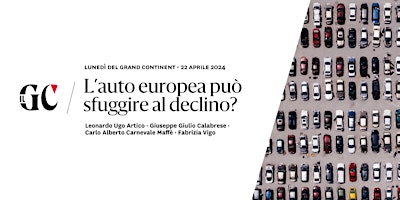 Immagine principale di L’auto europea può sfuggire al declino? 