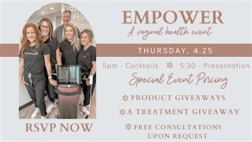 Empower: a vaginal health event  primärbild