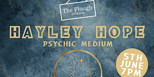Imagem principal de Hayley Hope: Psychic Medium @ The Plough Gateshead