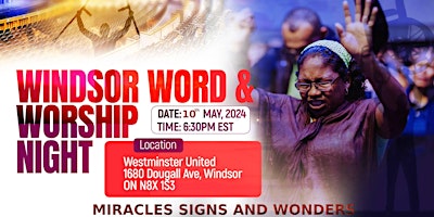 Imagem principal do evento WINDSOR WORSHIP AND WORD NIGHT
