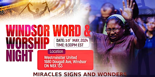 Imagem principal do evento WINDSOR WORSHIP AND WORD NIGHT