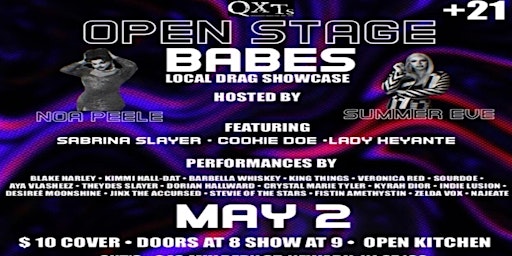 Imagem principal do evento Open Stage Babes: Local Drag Showcase