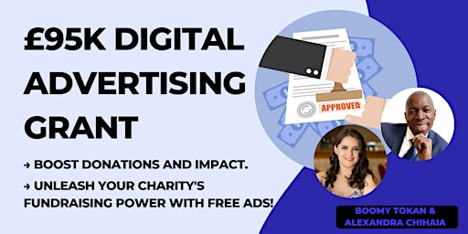 Imagem principal do evento Unleash Your Charity's Fundraising Power with FREE Digital Ads!