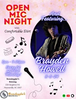 Open Mic at Boondoggler's Brewing: Featuring Brayden Howell! primary image